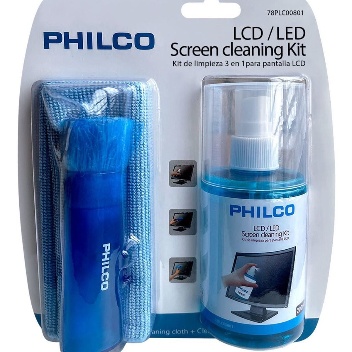 FACTORYTECH - Kit Limpieza 3 en 1 Macbook Notebook 200ML Philco
