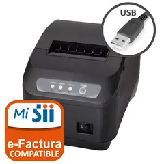 FACTORYTECH - Impresora Térmica USB Pos 80mm Facturas Boletas Electrónicas XP-Q200II