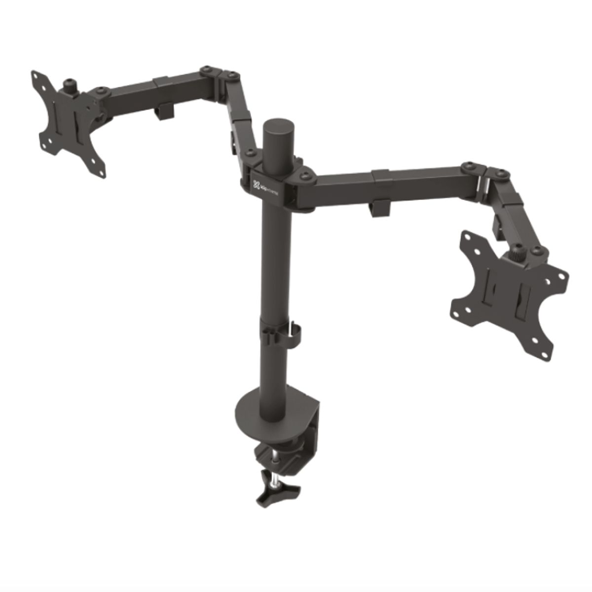 FACTORYTECH - Soporte Articulado Doble Monitor 13 a 27 Pulgadas Klipx KPM-310
