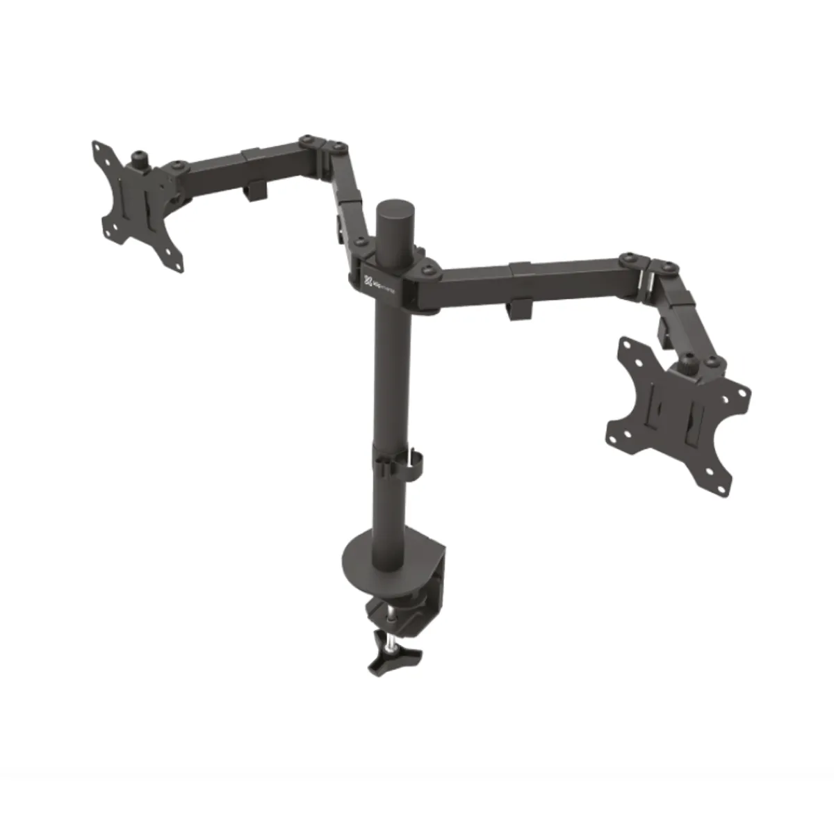 FACTORYTECH - Soporte Articulado Doble Monitor 13 a 27 Pulgadas Klipx KPM-310