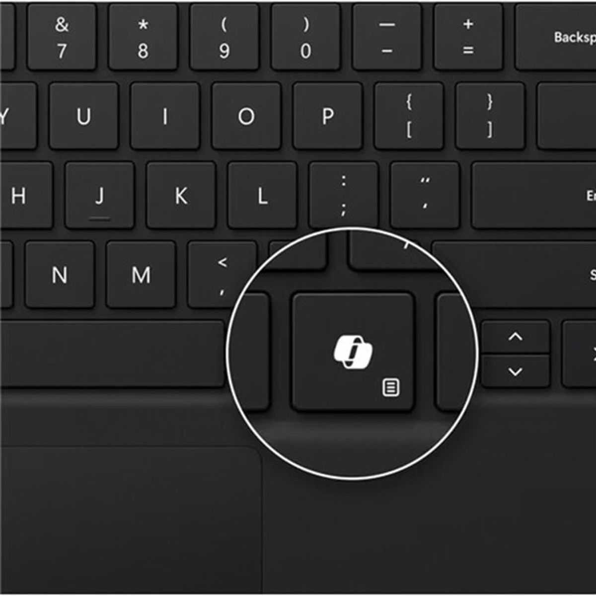 MICROSOFT - Surface Cobertor Teclado Inglés para Surface Pro Copilot+ Pro 9 y 8 11ª edición