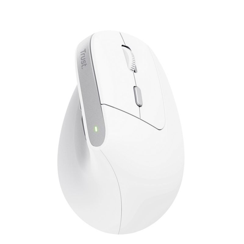 TRUST - Mouse Ergo Bayo II Blanco Inalámbrico