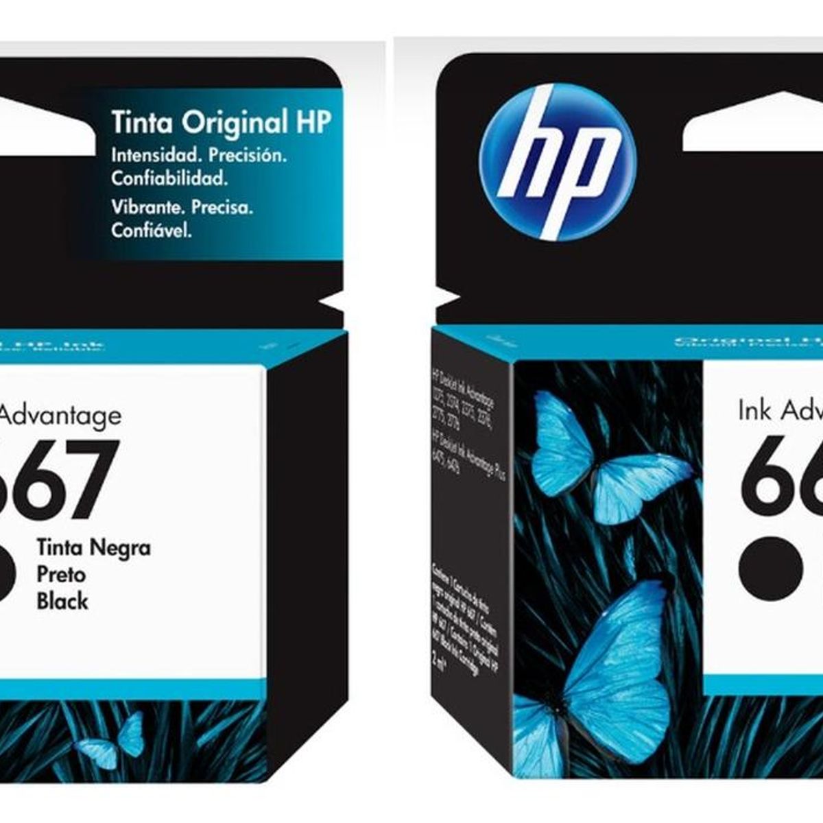 HP - Cartuchos de Tinta hp 667 Negro Original Pack