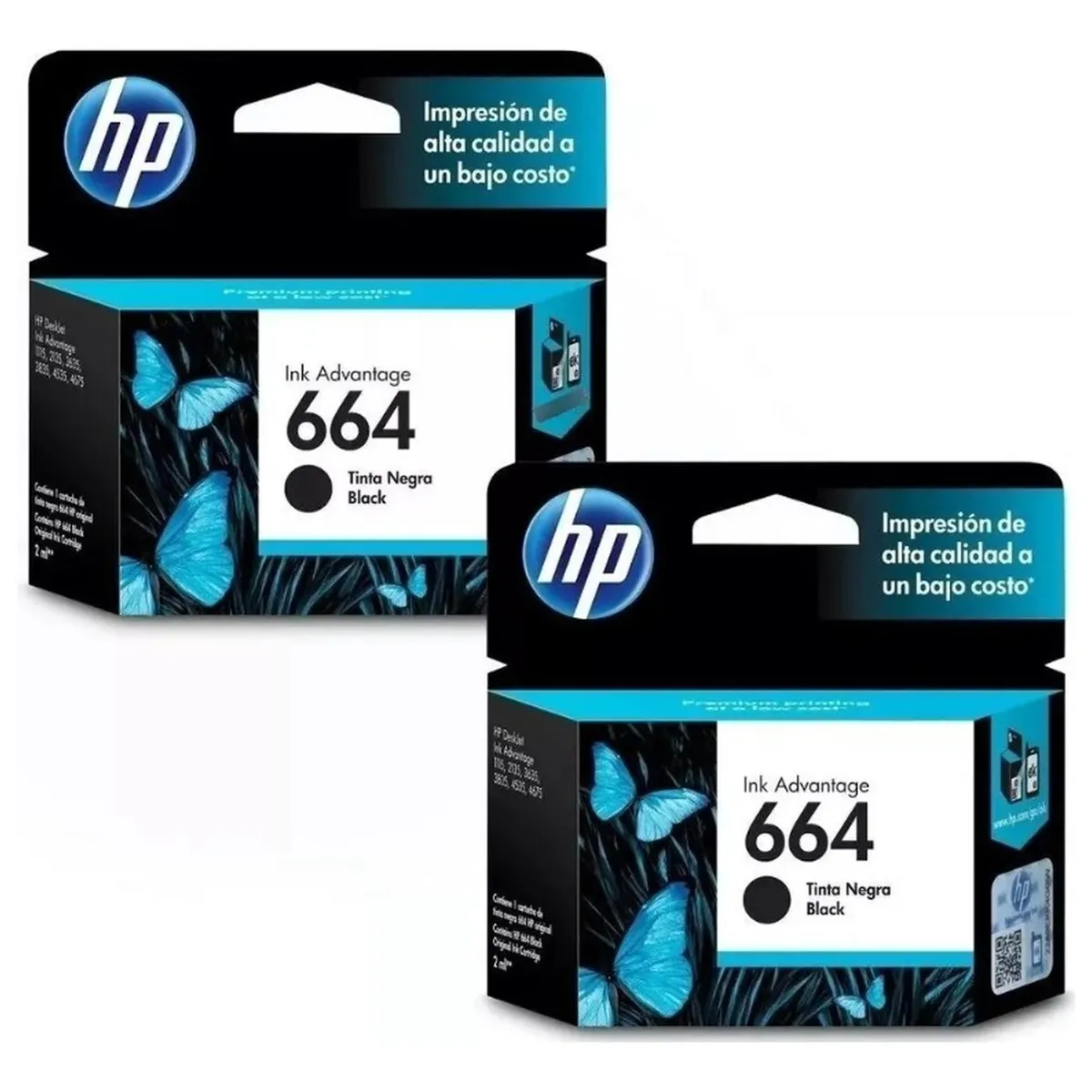 HP - Cartuchos de Tinta hp 664 Negro Original Pack