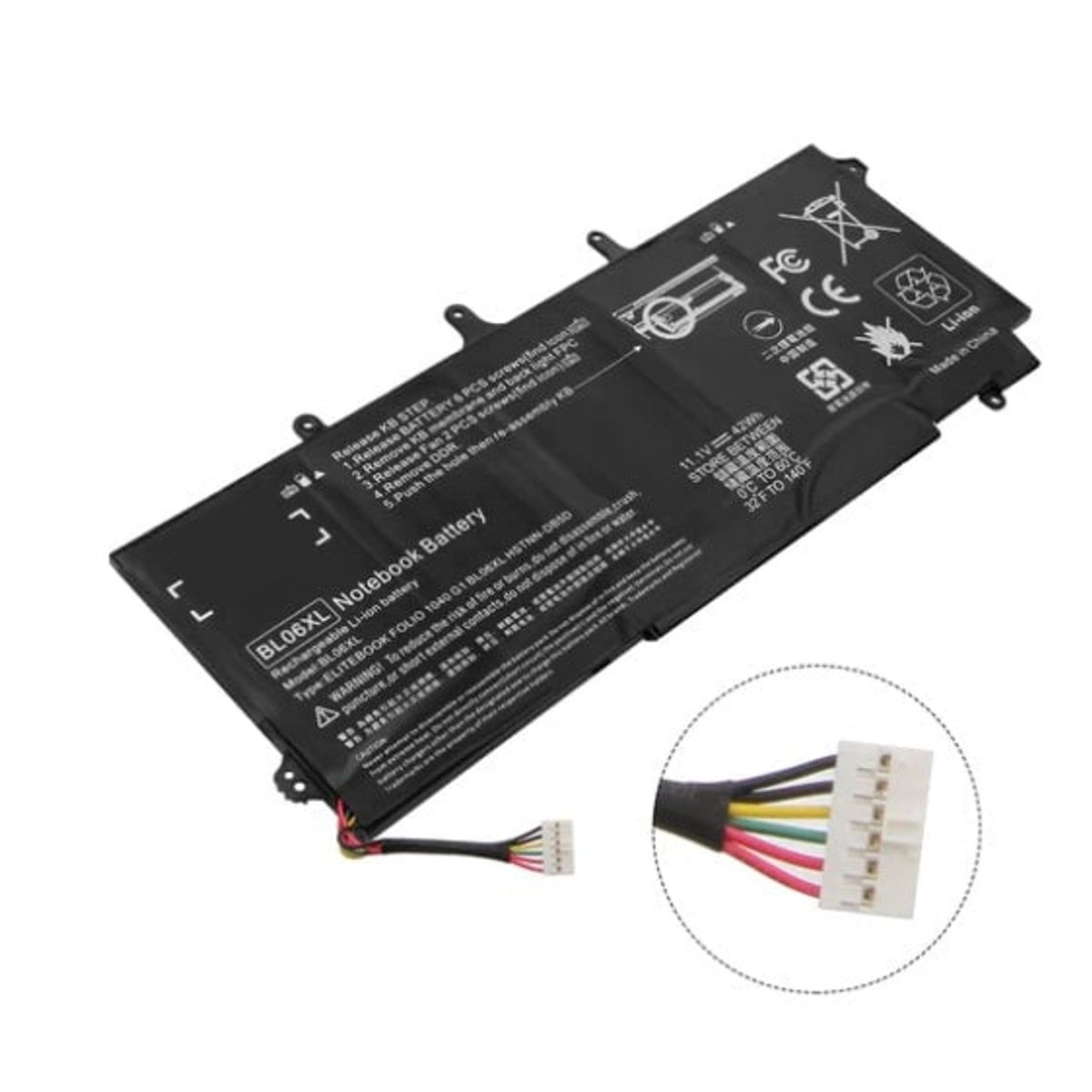 FACTORYTECH - Bateria Para HP Folio 1040 G1 BL06XL HSTNN-DB5D Alt
