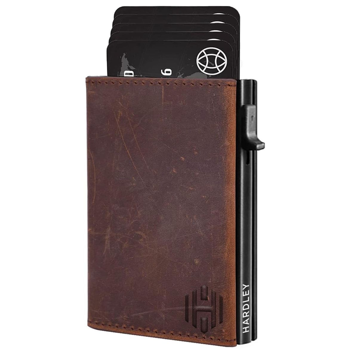 HARDLEY - Billetera Hombre De Cuero Hardley Tarjetero Rfid