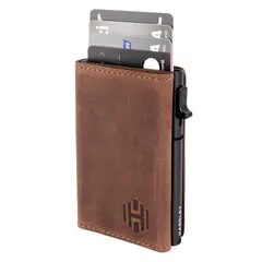 HARDLEY - Billetera Hombre De Cuero Tarjetero Rfid