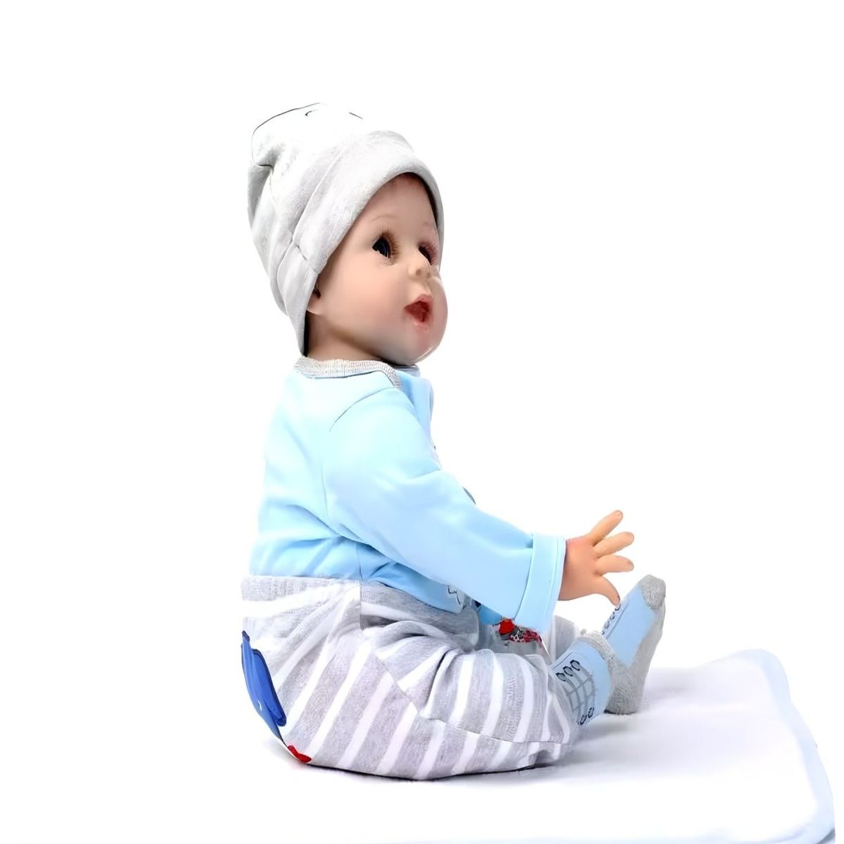 GENERICO - BEBE REALISTA DE SILICONA Y ALGODÓN 55CM 7n7