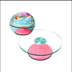 GENERICO - Base Giratoria Tortas Plato Giratorio Vidrio 30cmv