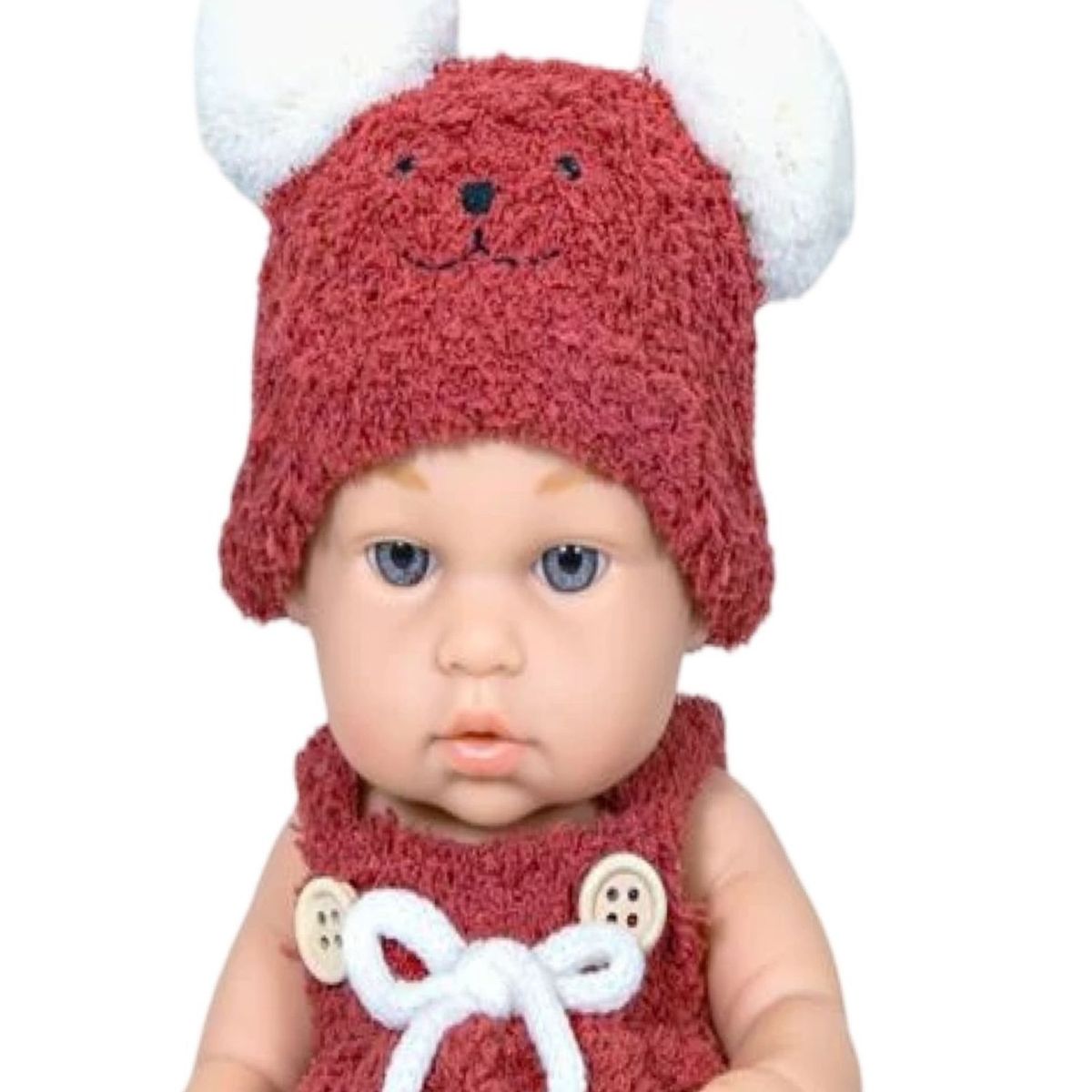 GENERICO - Bebe Niña muñeca realista Baby So Lovely 7n1