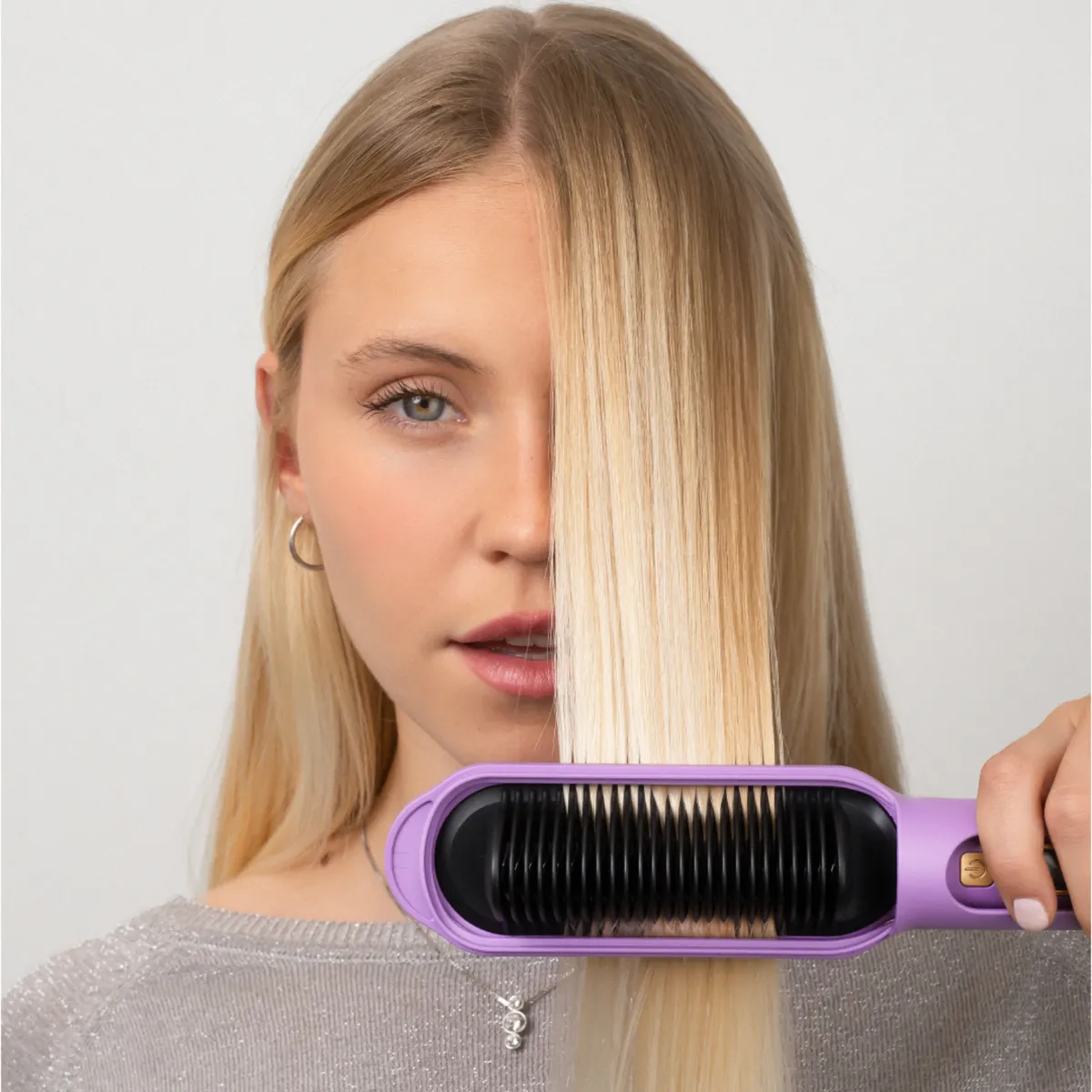 REBEL - Plancha de Cabello Cepillo Alisador AlissMax Pro