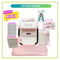 AMERICAN CRAFTS - Cinch rosada laminadora kit de herramientas S20