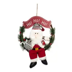 GENERICO - Colgante Corona Navidad.Rustica Santa 014 - 31 Cms - S0235