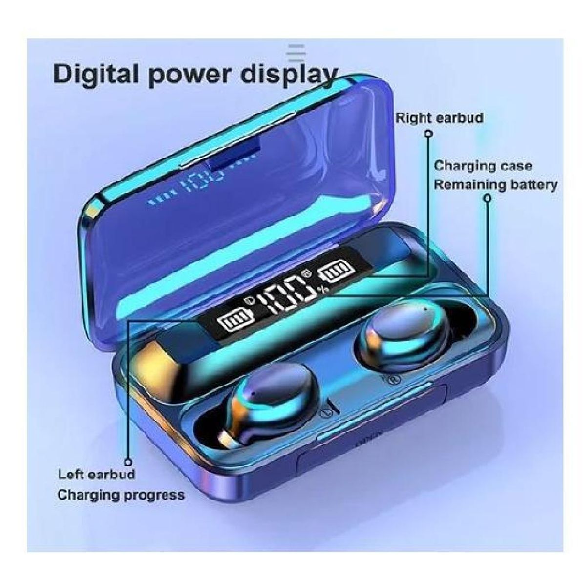 GENERICO - Auriculares in-ear inalámbricos Bluetooth blanco