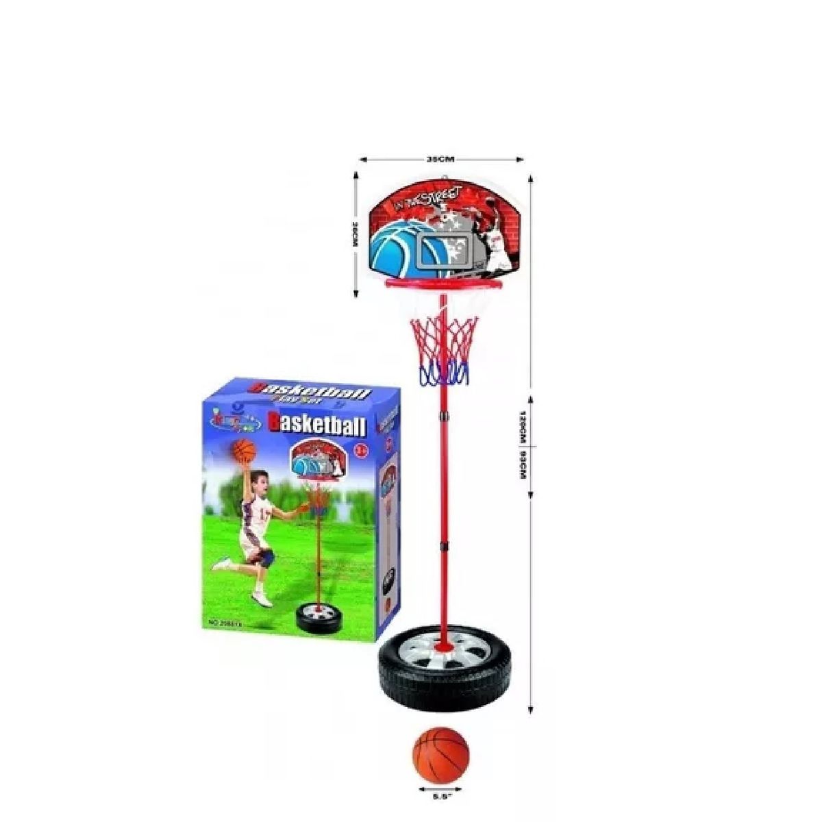 ANGELES DEL HOGAR - Cancha Baloncesto Aro Tablero Canasta Encestar Portable