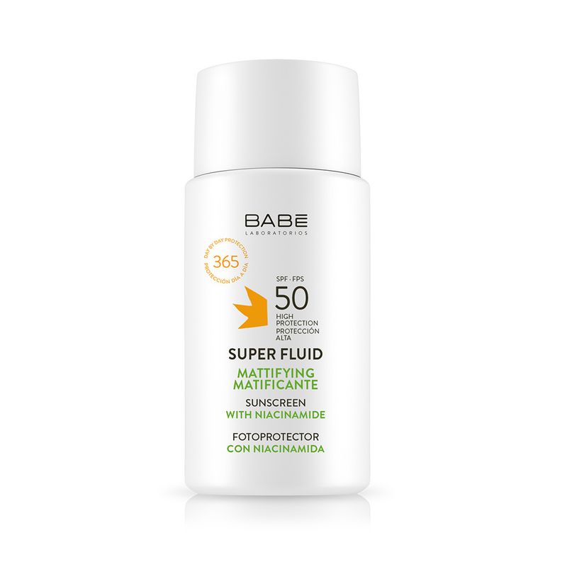 LABORATORIOS BABE - Fotoprotector Superfluid Matificante SPF 50 Sin Color