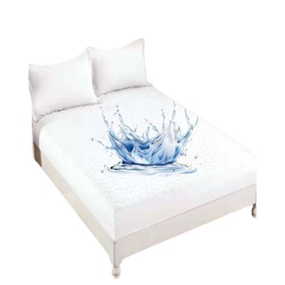 Imagen 2 del producto Protector de colchón 2 plazas IMPERMEABLE Blanco