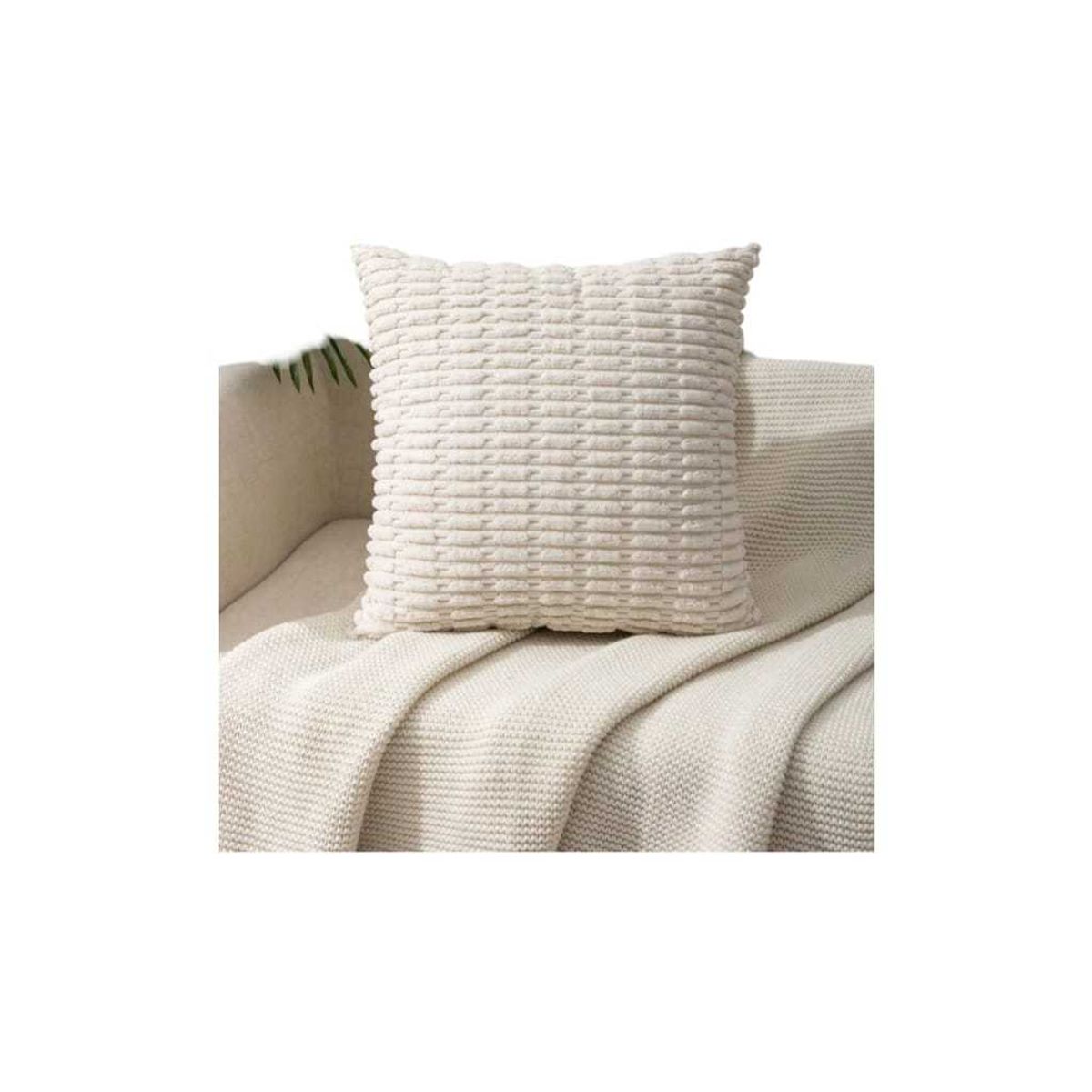 GENERICO - PACK DE 2 FUNDAS  TEXTURIZADAS 45x45cm