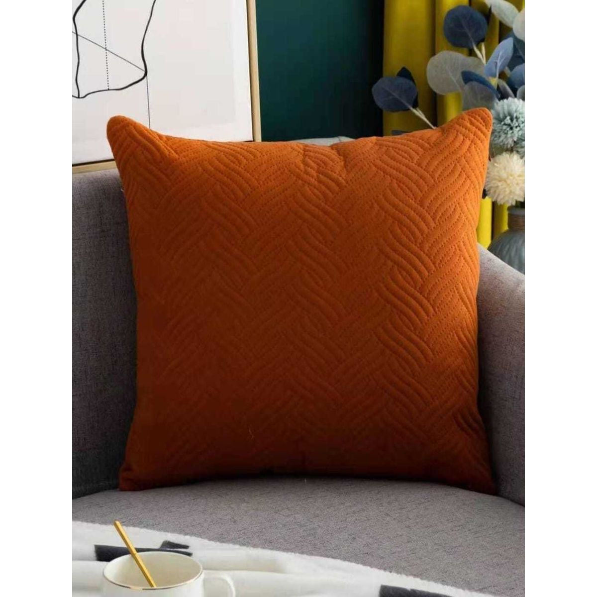 GENERICO - PACK DE 2 FUNDAS PLUHS 45x45cm