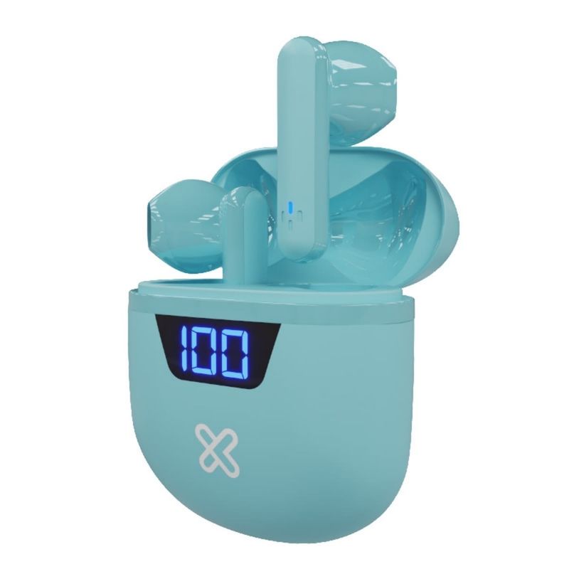 KLIP XTREME - Audífonos Klip Xtreme Touchbuds TWS Bluetooth Celeste - Celeste