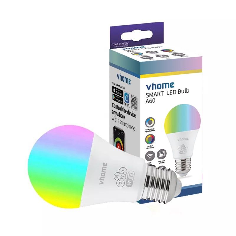 VHOME - Ampolleta Wifi Vhome 10W  Smart Life Alexa Google