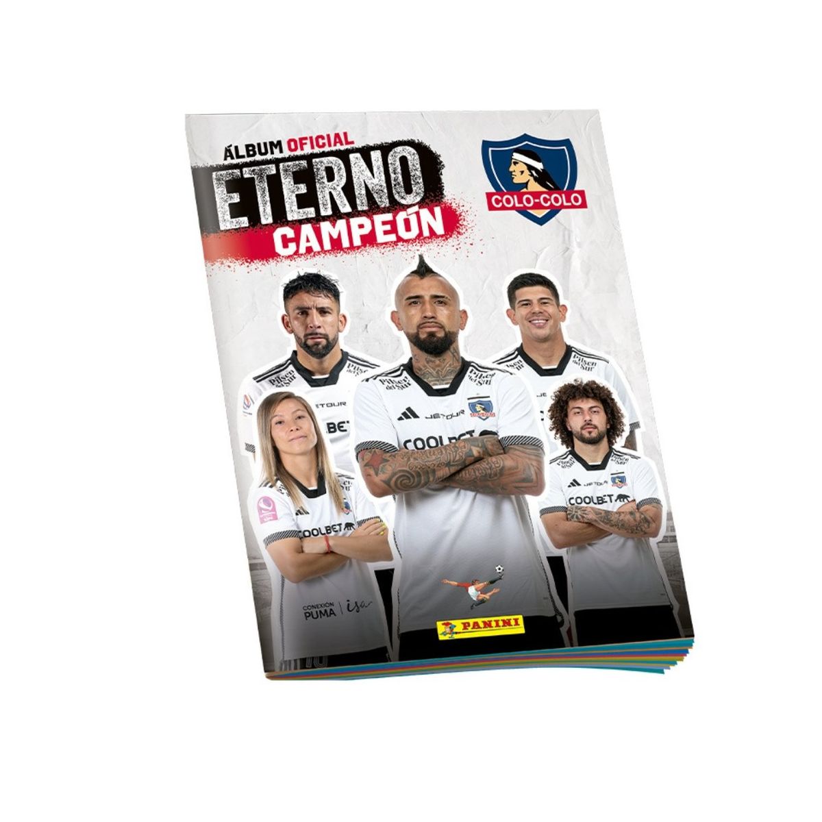 PANINI CHILE - Pack Álbum + 20 Sobres Colo Colo - Eterno Campeón