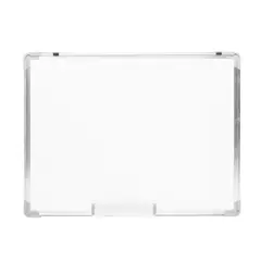 ARTIDIX - Pizarra Acrilica Blanca 35x50cm Marco De Aluminio Y Soporte
