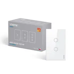 VHOME - Interruptor Wifi Rf Touch 2 Canales
