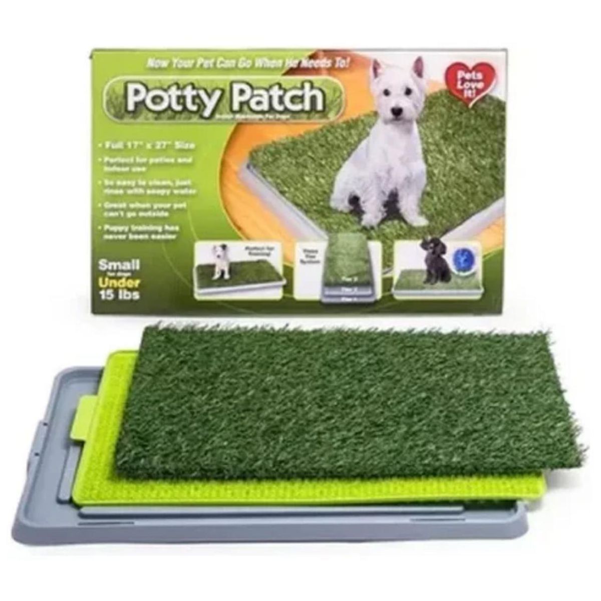 GENERICO - Baño de pasto entrenamiento para perros 68x44cm