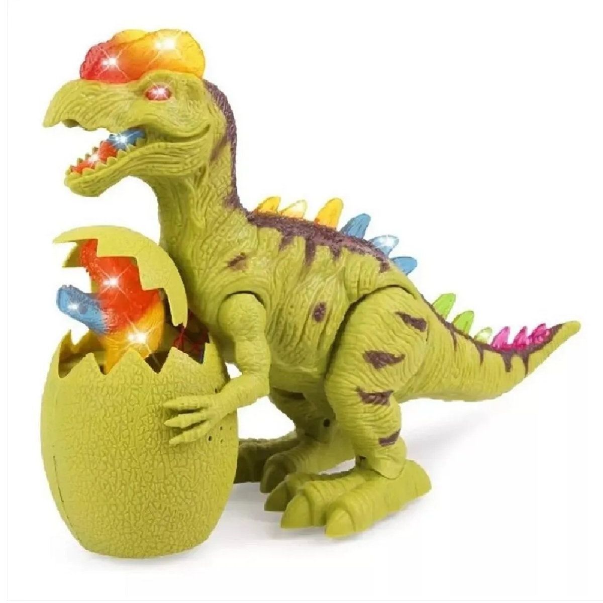 ANGELES DEL HOGAR - Dinosaurio Trex con Sonido Movimiento y Luces