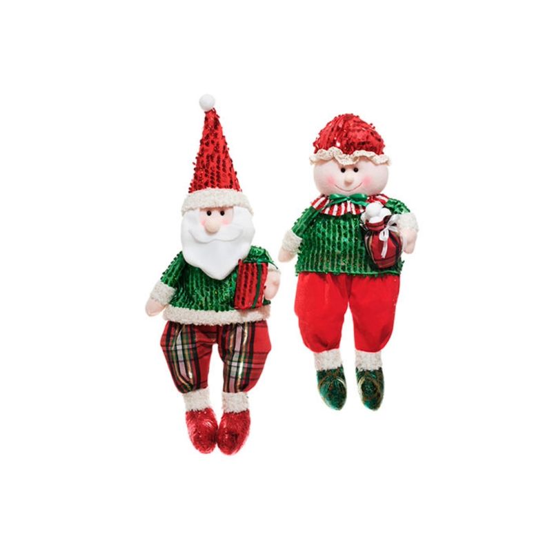 GENERICO - Figura Sr y Sra santa 16x7x46cm