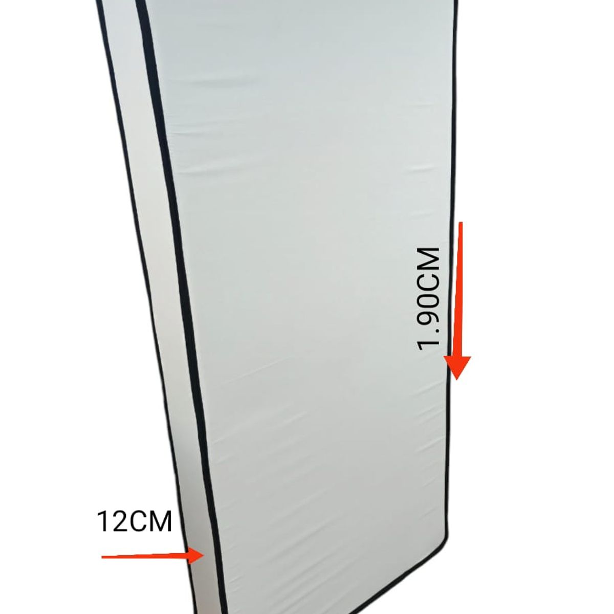 RECUTEX - COLCHONETA ESPUMA  ECONOMICO CLIPPER LISO 1P  D15 X 12CM ALTO