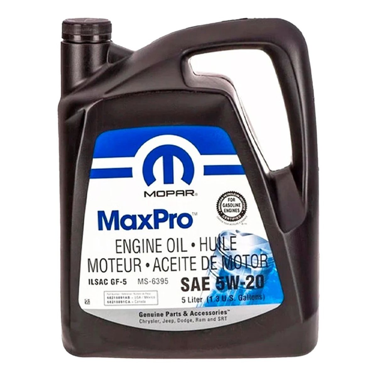 GENERICO - Kit Filtro Aceite + Aceite Mopar 3.6l 2007-2020 Mo349