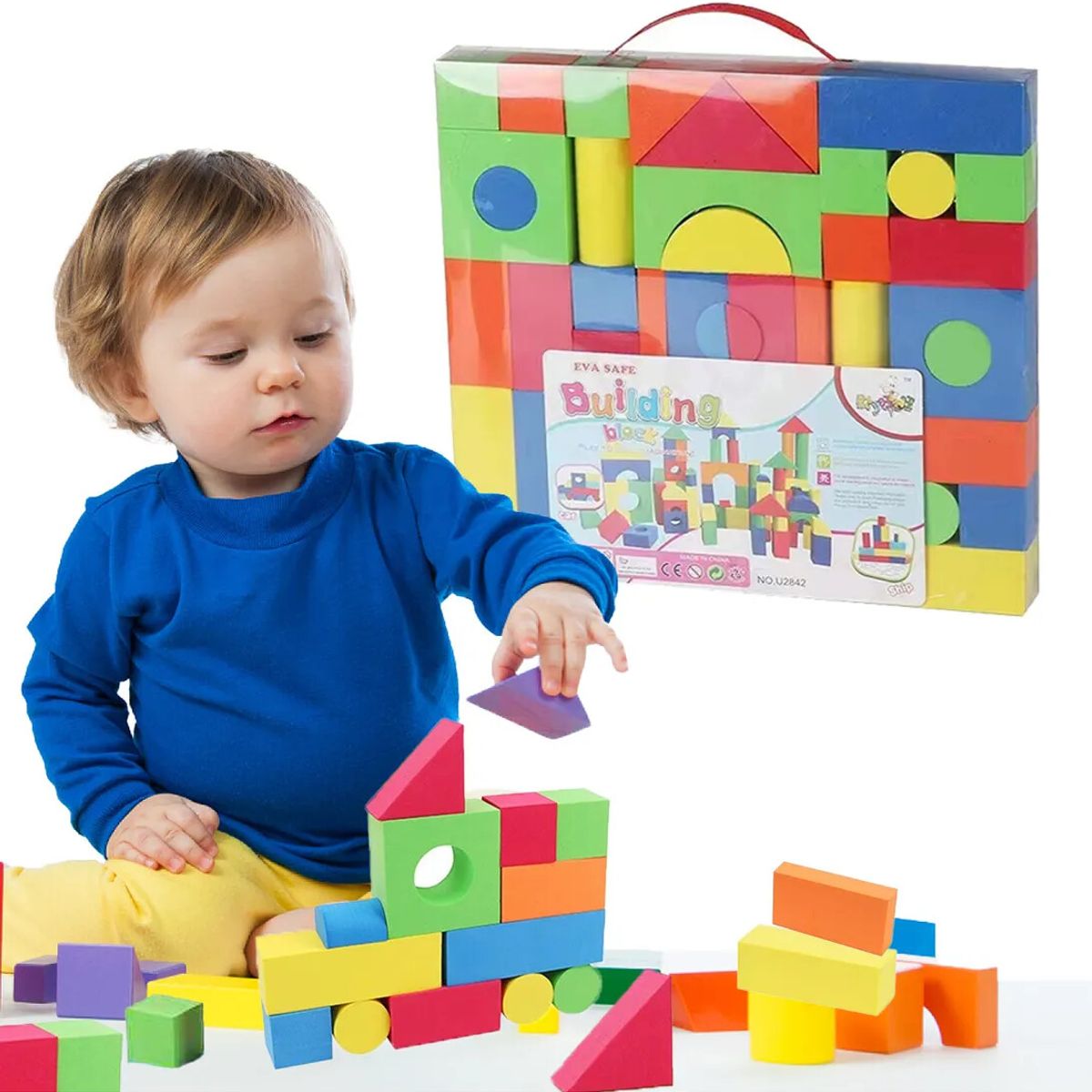 GENERICO - Bloques de Construcción de Espuma EVA  para Niños Juguetes