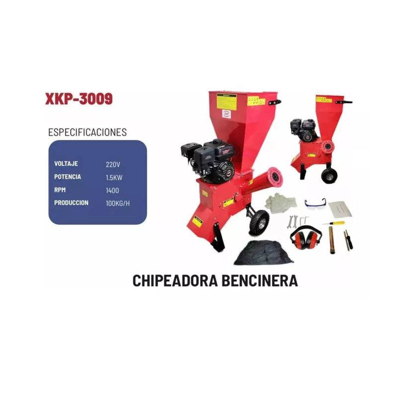 GENERICO - Chipeadora Gasolina 6,5 Hp Xkp