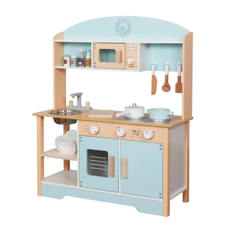 KIDSCOOL - COCINA MONTESSORI CELESTE+ACCESORIOS