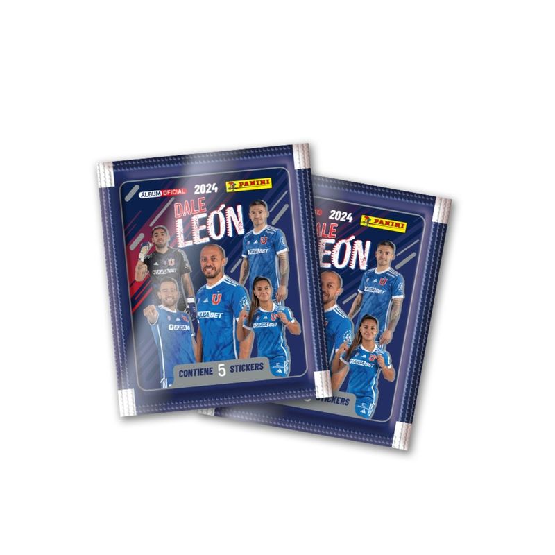 PANINI CHILE - Pack 20 Sobres Álbum Universidad De Chile - Dale León