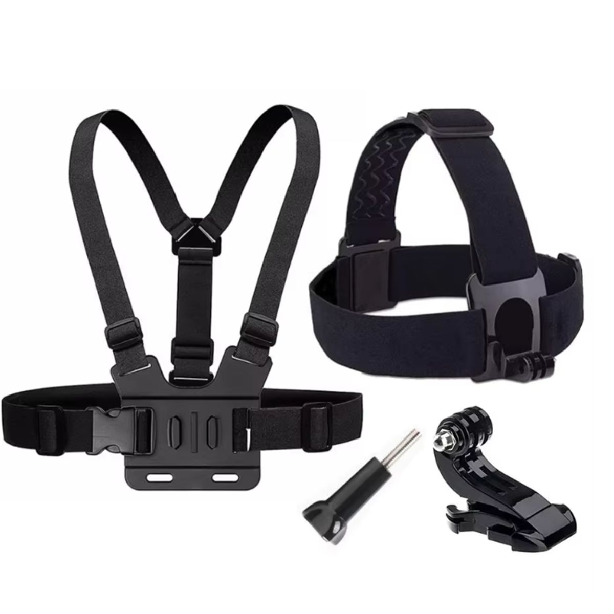 SHOOT - Pack de Arnes de pecho + Arnes cabeza + J + Tornillo