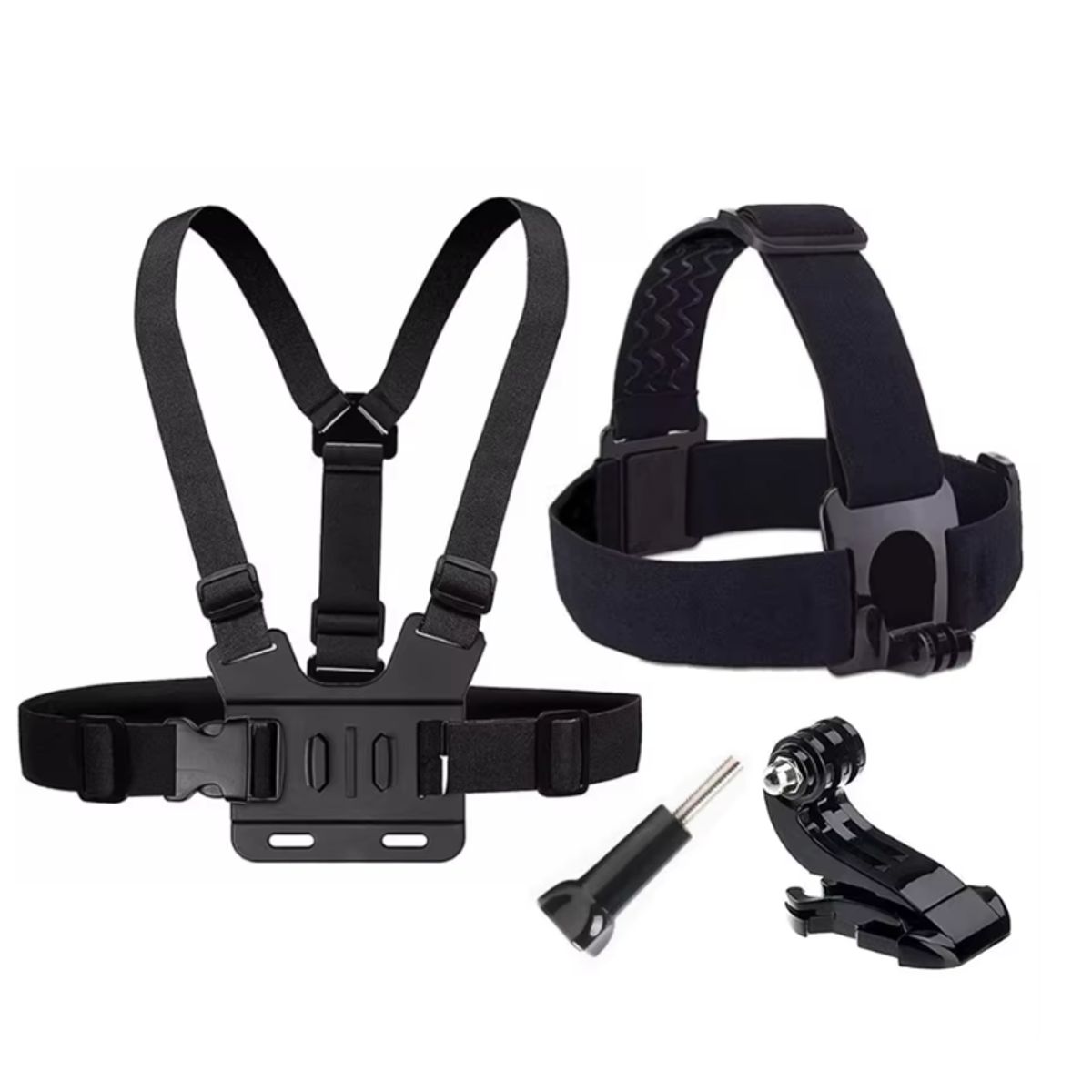 SHOOT - Pack de Arnes de pecho + Arnes cabeza + J + Tornillo