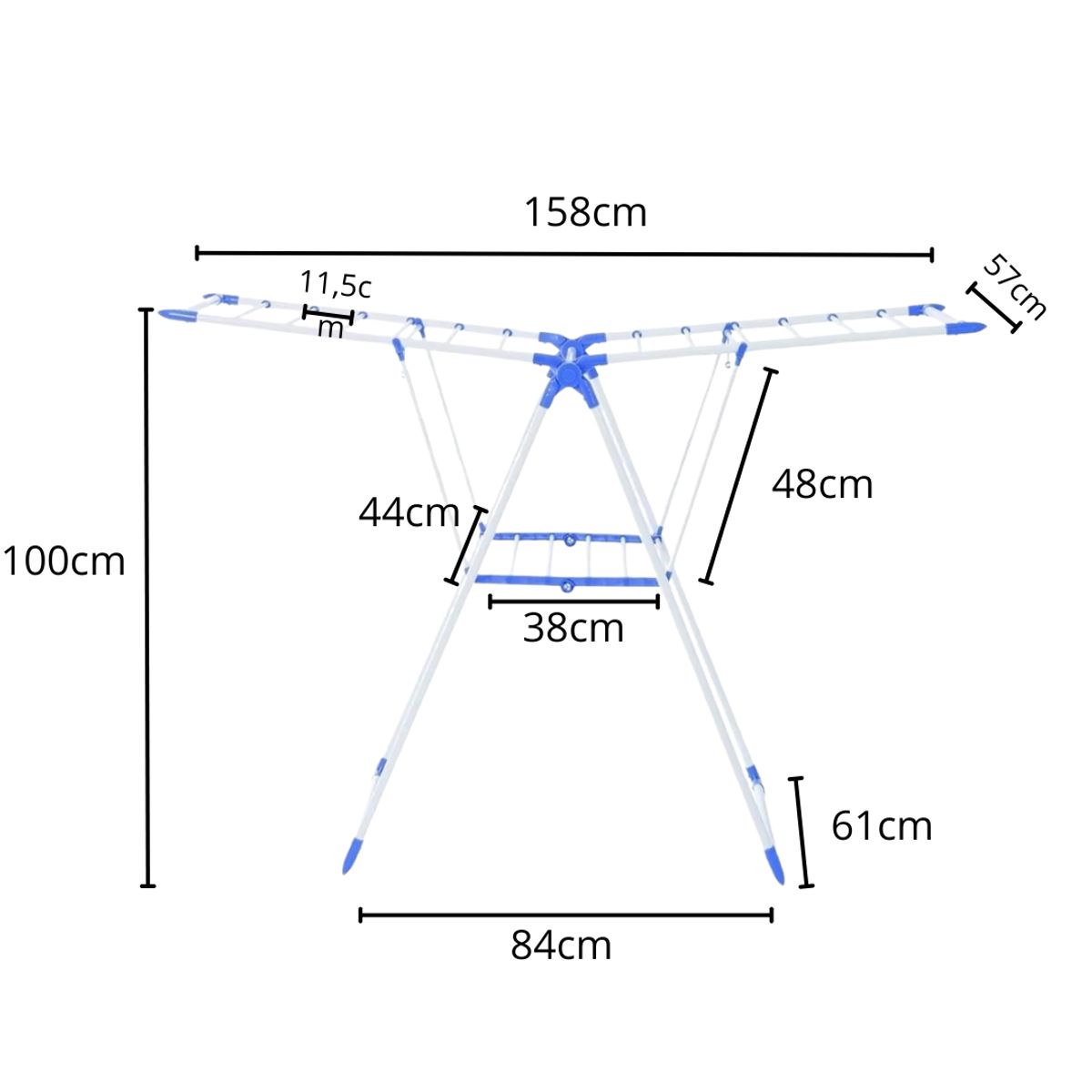 GENERICO - Tendedero Plegable Ropa De Secado Portátil Tendero Grande