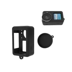 DJI - Funda de Silicona para Osmo Action 3-4-5 Pro +Tapa Lente