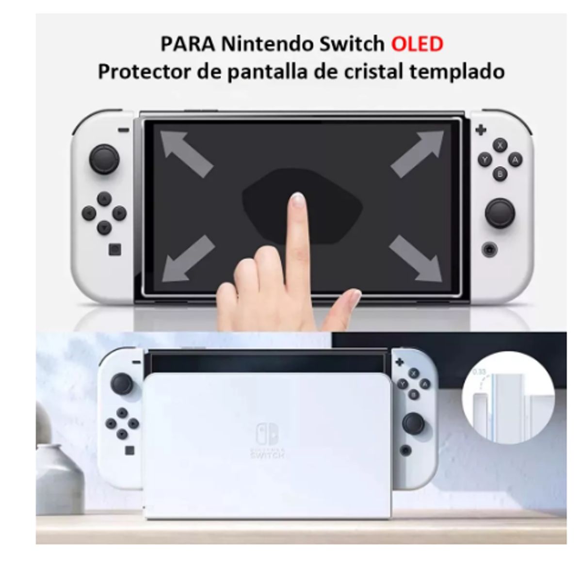 GENERICO - Estuche 24en1 Para Nintendo Switch Oled Con Lápiz Capacitivo