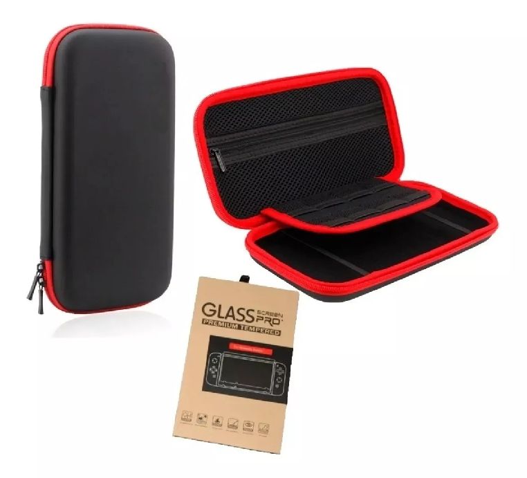 GENERICO Estuche Protector Compacto Para Nintendo Switch +mica Vidrio