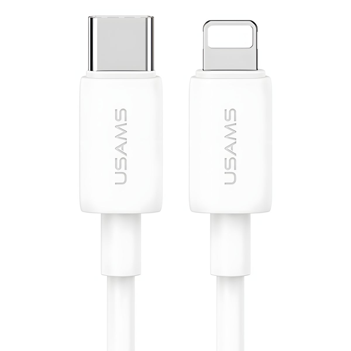 USAMS - Cable Para iPhone Tipo C Usams SJ712 30 W Carga Rapida Blanco
