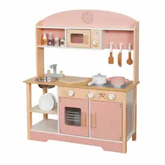 KIDSCOOL - Cocina Montessori + Accesorios Rosa