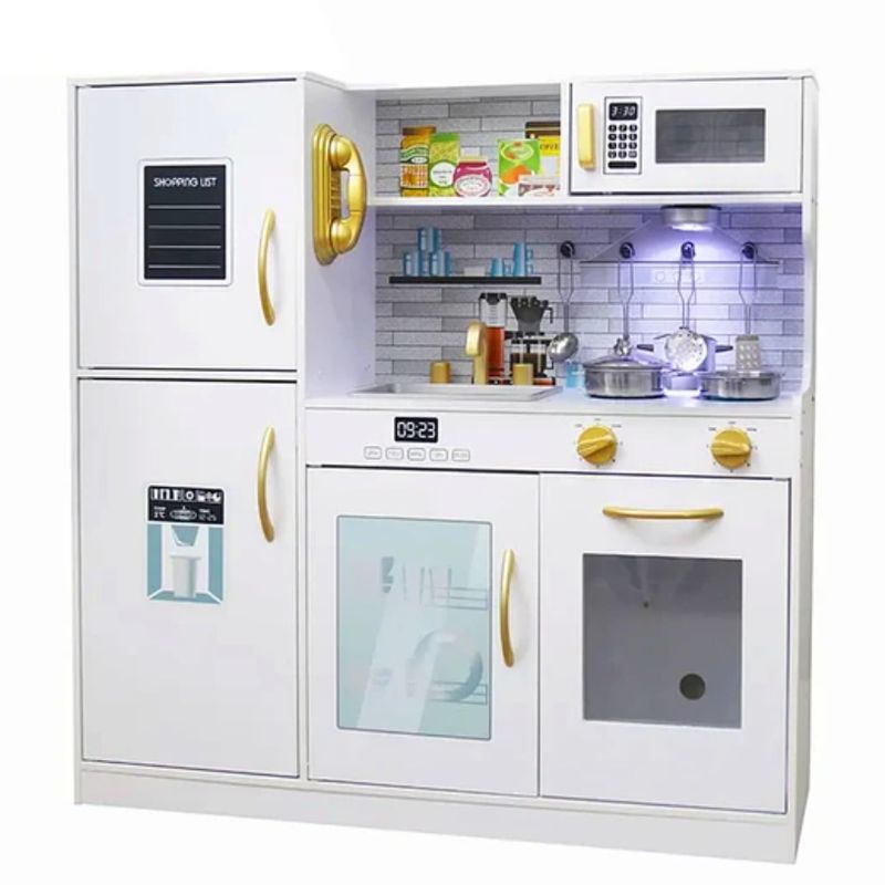 KIDSCOOL - COCINA FULL KITCHEN LED BLANCA KISDCOOL