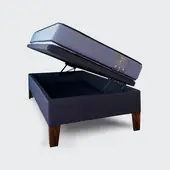 GENERICO - Cama Baúl 1.5 plazas Athenas apertura horizontal