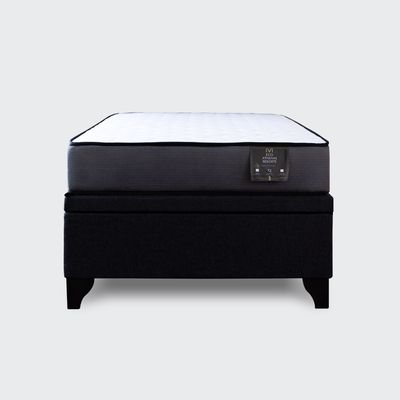 Imagen 2 del producto Cama Baúl 1 plaza Athenas apertura horizontal negro