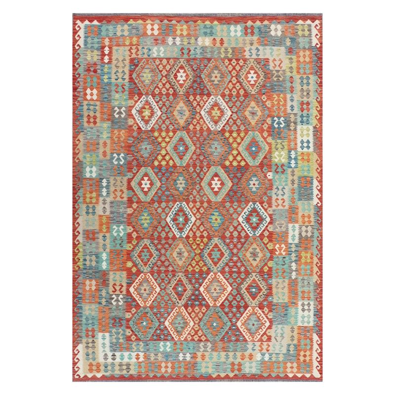 CONSORCIO PERSA - Alfombra de Lana Kelim Kashkuli 3.60 x 2.60 mts.