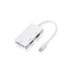 DBLUE - Adaptador Mini Display Port A Hdmi, Vga y Dvi